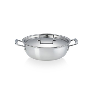 Le Creuset 3-ply Stainless Steel Non-Stick 24cm Chef's Casserole 