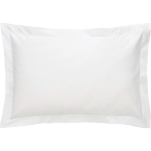 SK65PS003 500TC COTTON SATEEN TAILORED PAIR PILLOWCASES 50x75 SNOW