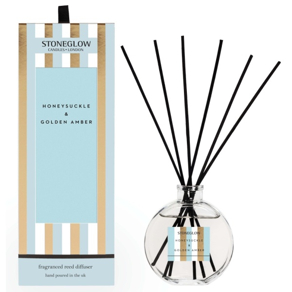 Stoneglow Modern Classics  - Jubilee Edition -  Honey Suckle & Golden Amber - Reed Diffuser