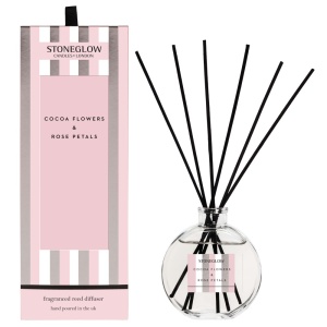 Stoneglow Modern Classics  - Jubilee Edition -  Cocoa Flowers & Rose Petals - Reed Diffuser