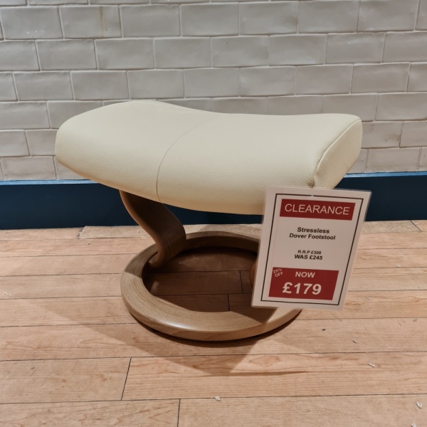 Clearance Stressless Dover Footstool