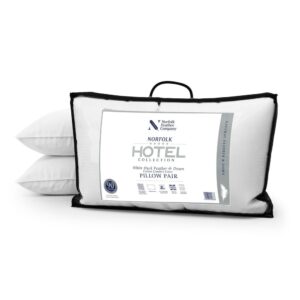 Norfolk Feather Co 5* Hotel Collection Duck Feather & Down Pillow Pair