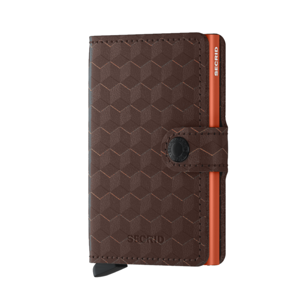 Secrid Miniwallet Optical Brown-Orange