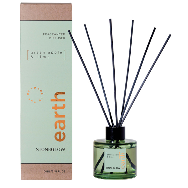 Stoneglow Elements New - Earth - Green Apple & Lime - Reed Diffuser