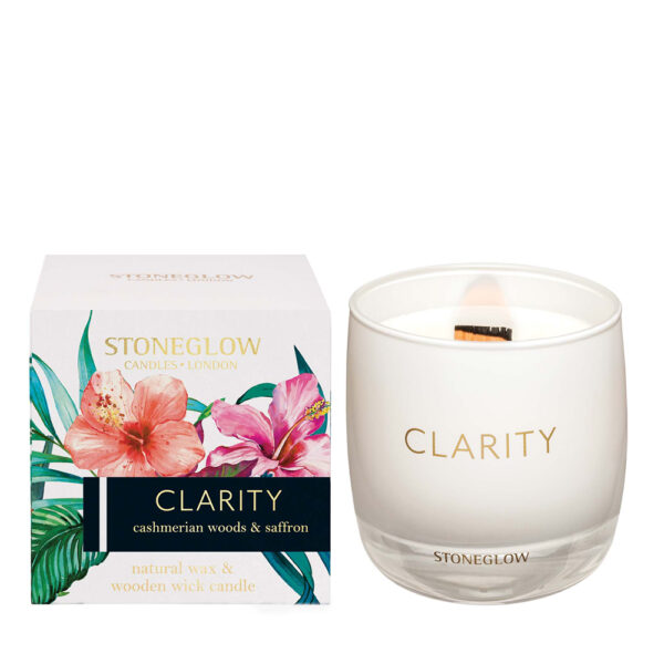 Stoneglow Infusion - Cashmerian Wood & Saffron - Tumbler (White) Clarity