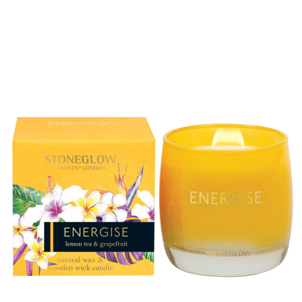 Stoneglow Infusion - Lemon Tea & Grapefruit - Tumbler (Yellow) Energise