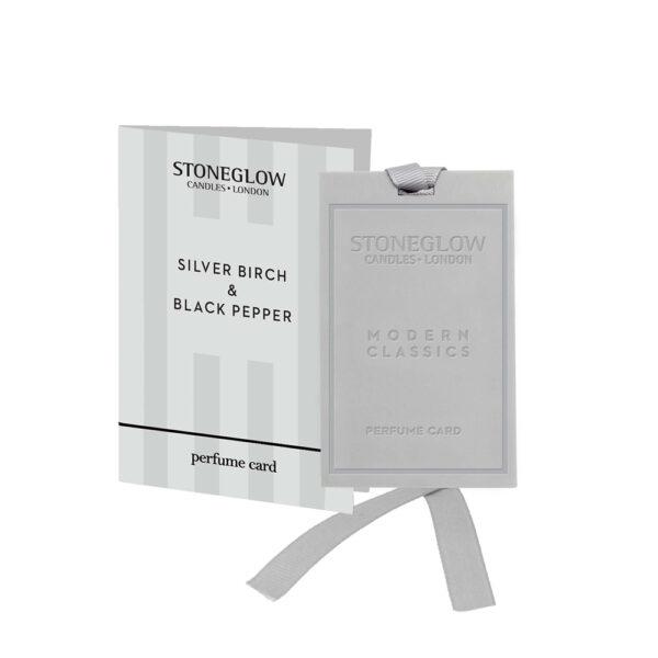 Modern Classics  - Silver Birch & Black Pepper - Perfume card (Pack of 12's)