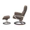 Stressless® Consul Signature Batick Mole | Walnut