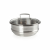 Le Creuset 3-Ply Stainless Steel Multi Steamer with Glass Lid