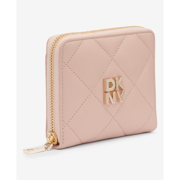 DKNY Red Hook Small Zip Around Wallet in Nude