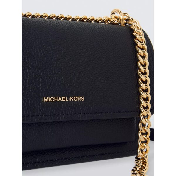 Michael Kors Claire Leather Large Shoulder Bag, Black