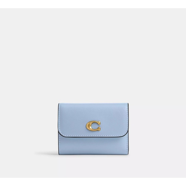 Coach Essential Card Holder Wallet Bluebell