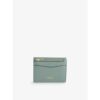 Coach Essential Leather Card Holder Sage