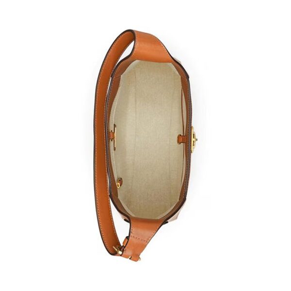 Ralph Lauren Leather Large Tanner Shoulder Bag Tan