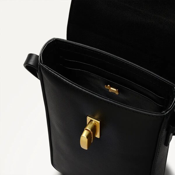 Radley Threadneedle Street Medium Phone Crossbody Black
