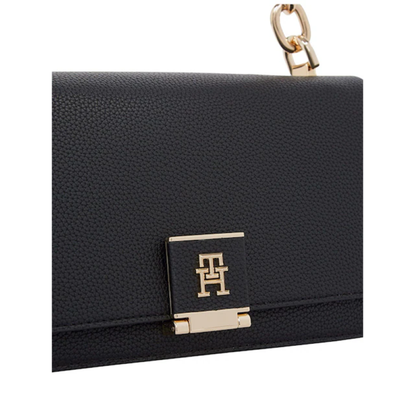 Tommy Hilfiger Medium Heritage Cross-Over Black Bag
